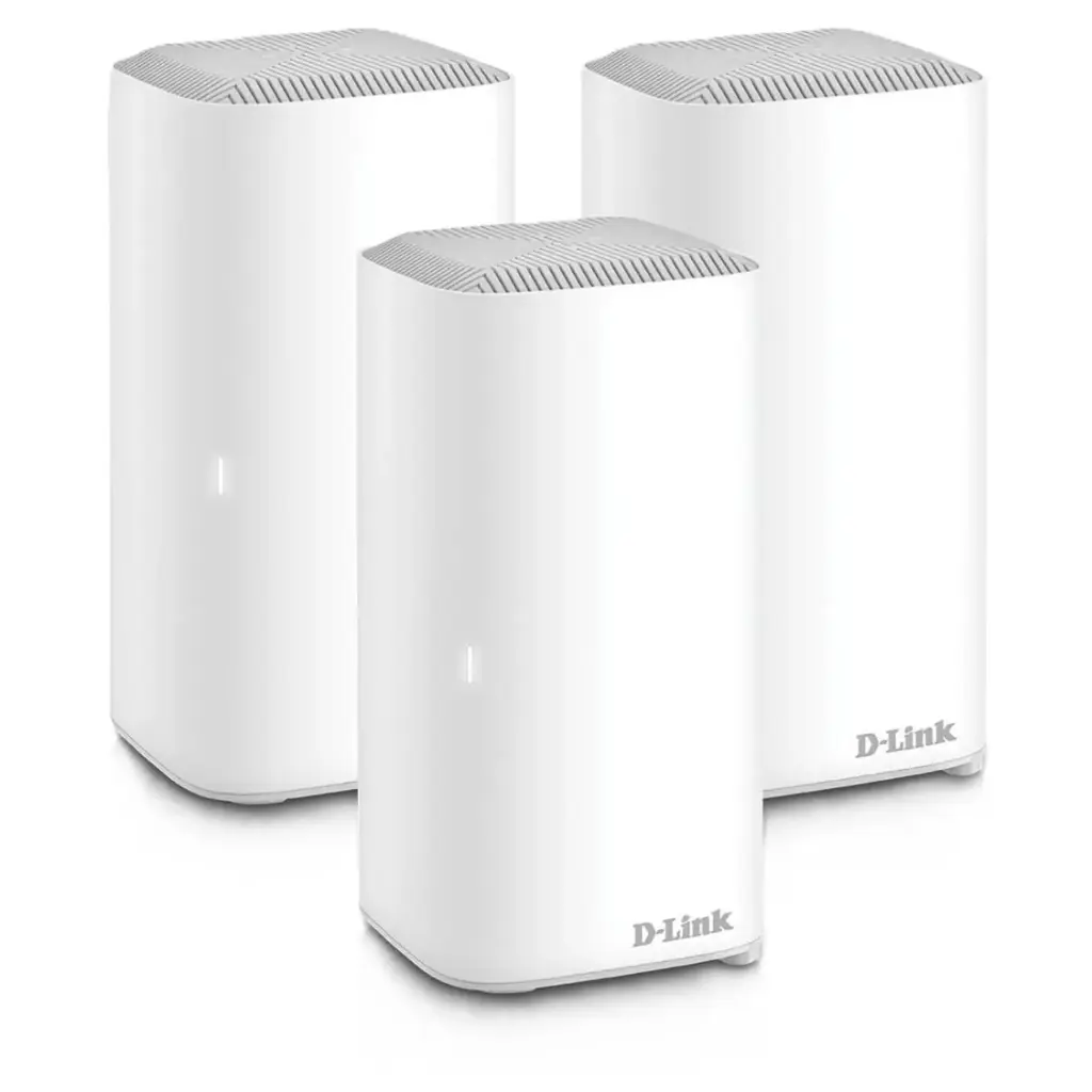 دي-لينك (COVR-X1873) نظام (Whole Home Mesh Wi-Fi 6) بقوة (AX1800) لتغطية المنزل بالكامل (3 حبات)، ثنائي النطاق