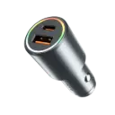 بروفي (Proove Double Energy Plus) شاحن سيارة بقوة 53 واط (منفذ Type-C + منفذ USB) - رمادي معدني