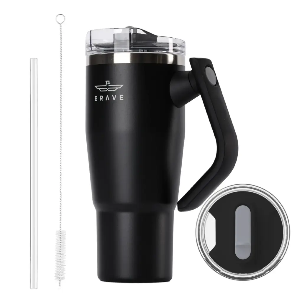 Brave TempGuard Travel Mug Thermal Tumbler 04 - Black