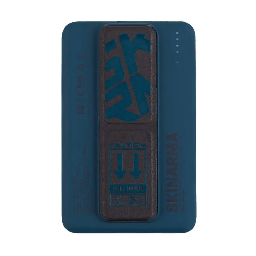Skinarma SPUNK Magnetic Wireless Power Bank 5000mAh - Blue