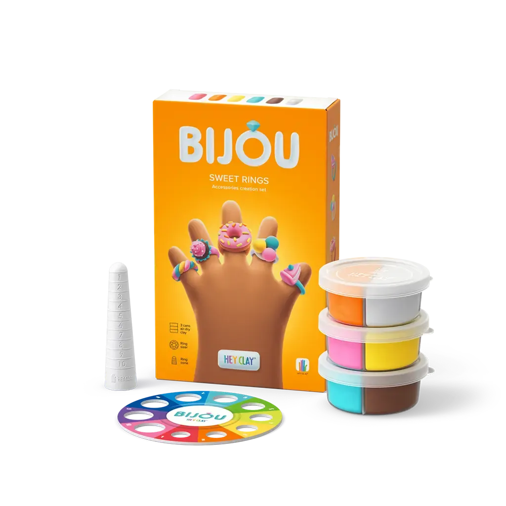 Hey Clay Sweet Rings, series Bijou, 3 cans