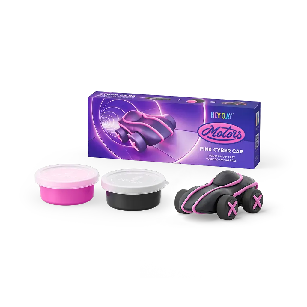 HEY CLAY - Pink Cyber Car, , series Motors, 2 cans