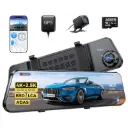 Azdome mirror DashCam PG17 MAX 2 Channels 4K with 64GB TF Card