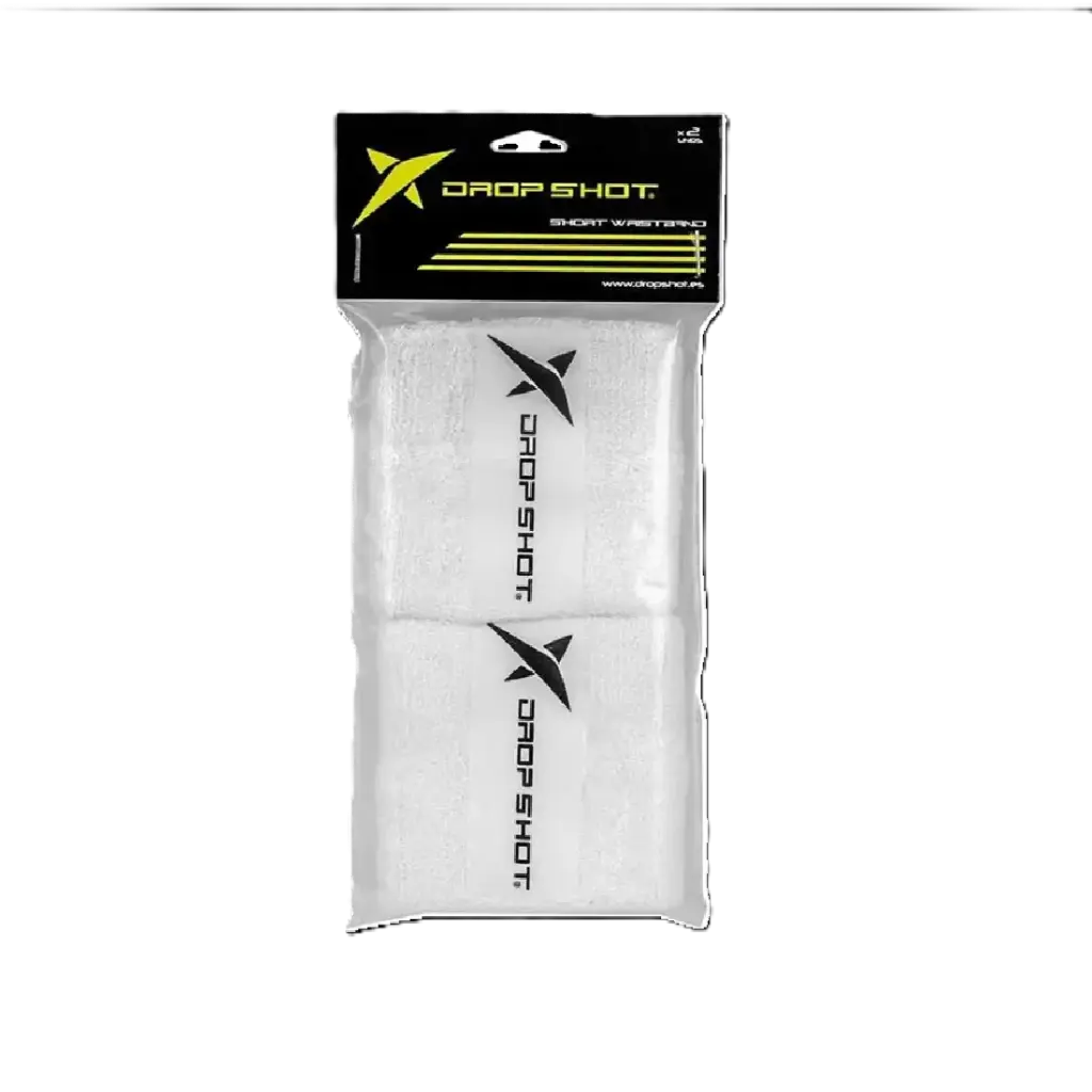 Drop Shot Long Wristband - White