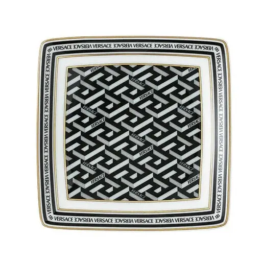 فرزاتشي باي روزنتال (Versace by Rosenthal) وعاء (Bowl) مقاس 9 سم مربع مسطح V-179
