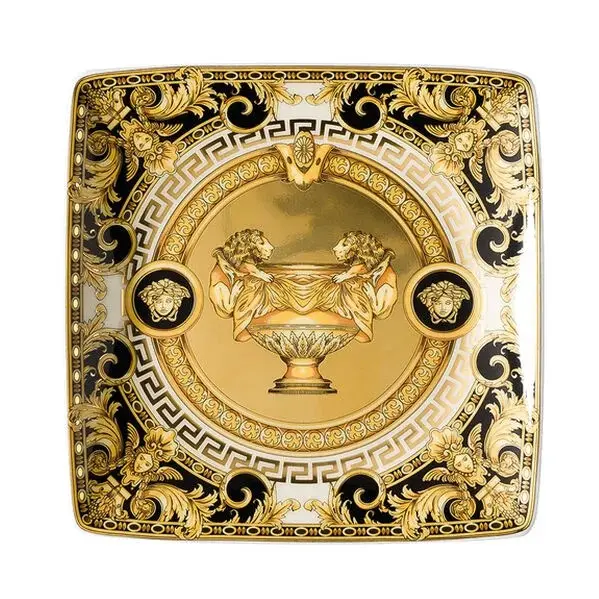 فرزاتشي باي روزنتال (Versace by Rosenthal) وعاء (زبدية) مقاس 12 سم مربعة مسطحة V-42