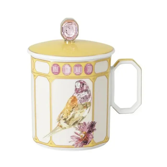 سواروفسكي × روزنتال (Swarovski x Rosenthal) كوب بمقبض وغطاء V-185