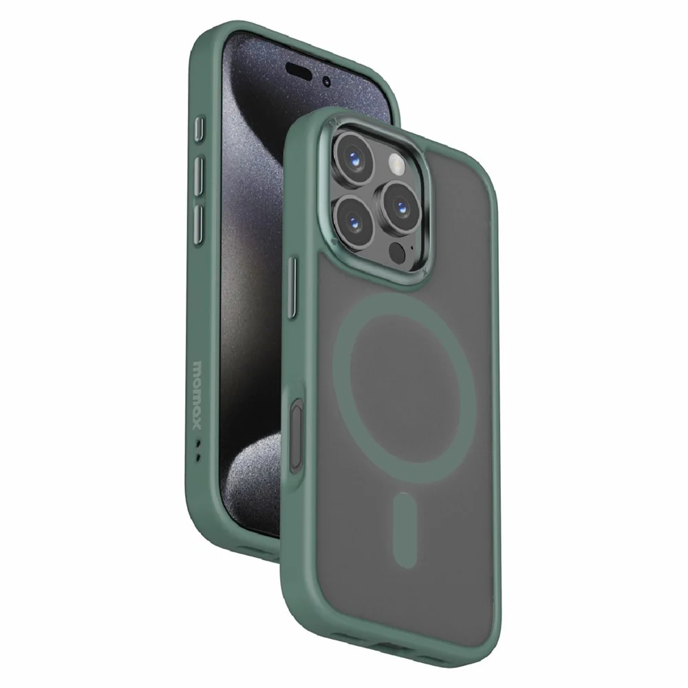 Momax Play Magnetic Case for iPhone 16 Pro Max - Green