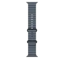 Apple Watch 49mm Anchor Blue Ocean Band - Black Titanium