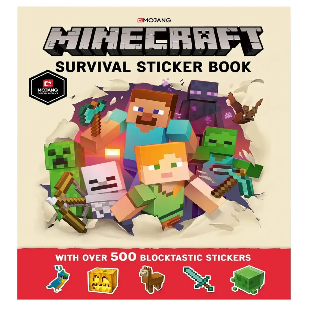 Minecraft Survival Sticker Book