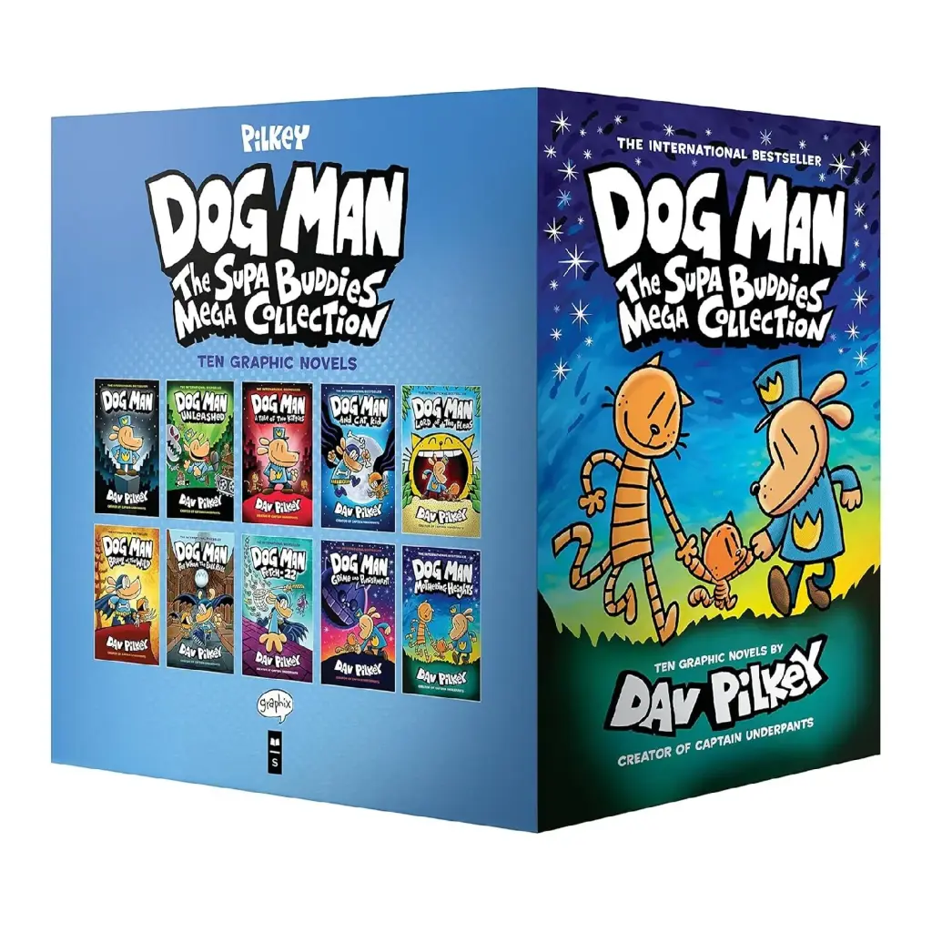 Dog Man: The Supa Buddies Mega Collection (Dog Man #1-10 Boxed Set)