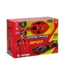 سيارة بوراجو فورمولا 1 بمقياس 1:24 - فيراري SF24 مع خوذة (Ferrari Formula SF24 with Helmet)