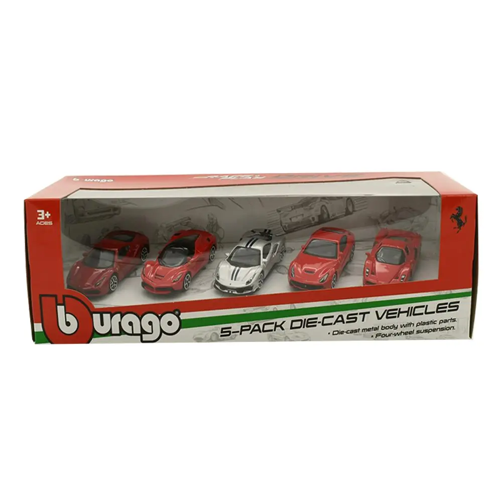 Bburago 1:64 Ferrari Drive 5-Pack