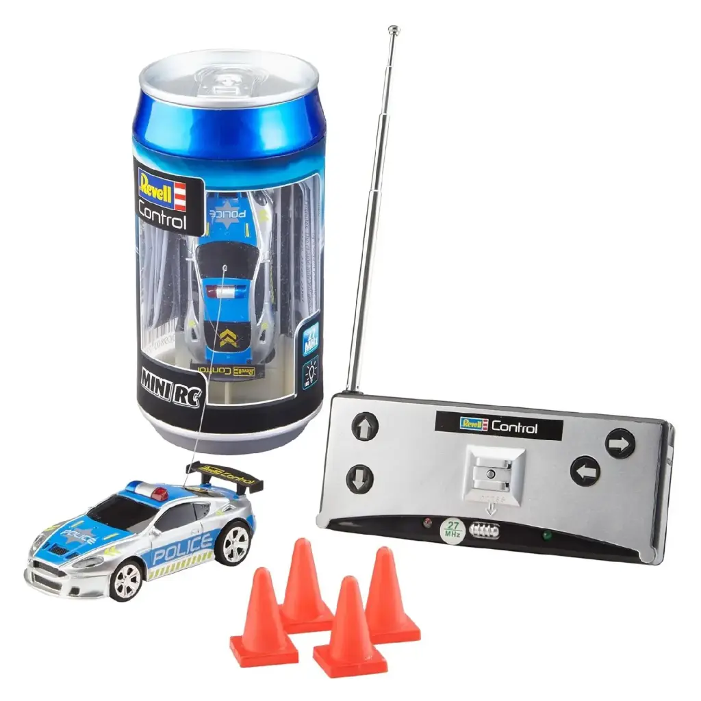 Carrera RC MINI POLICE CAR In Can Rechargeable