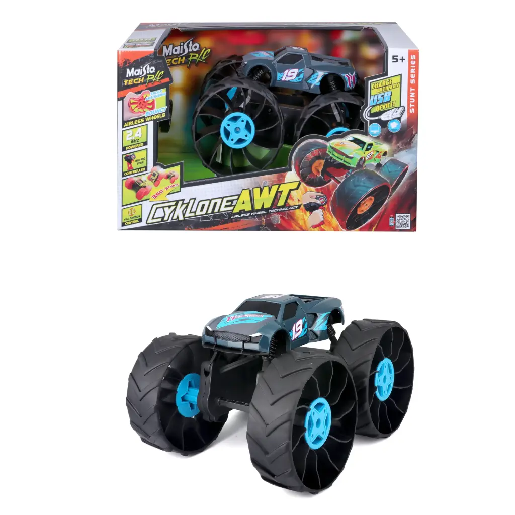 Maisto Tech Cyclone AWT 2.4GHz USB Rechargeable Vehicle - Blue
