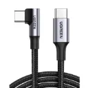 UGREEN USB-C to USB-C 90 Degree 100W Cable, 3m - Black