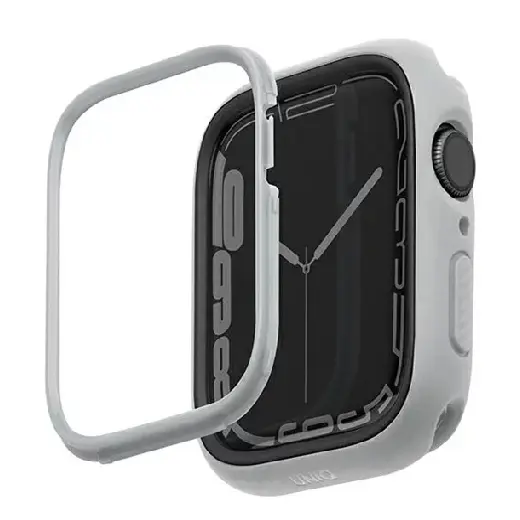 UNIQ MODUO APPLE WATCH CASE WITH INTERCHANGEABLE PC BEZEL 45/44MM - CHALK (CHALK/STONE GREY)