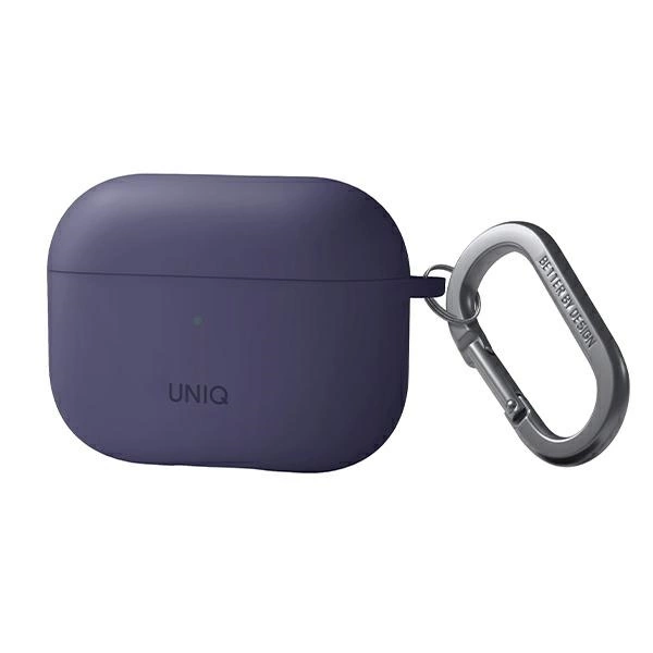  UNIQ NEXO ACTIVE HYBRID SILICONE AIRPODS PRO 2ND GEN (2022) CASE WITH SPORTS EAR HOOKS - FIG (PURPLE)