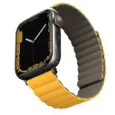 UNIQ REVIX REVERSIBLE MAGNETIC APPLE WATCH STRAP 49/46/45/44MM - MUSTARD (MUSTARD/KHAKI)