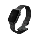 UNIQ DANTE PRO APPLE WATCH SELF-ADJUSTABLE MESH STEEL BAND  49/46/45/44MM - GRAPHITE BLACK 