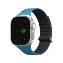 UNIQ REVIX EVO REVERSIBLE MAGNETIC APPLE WATCH STRAP 49/46/45/44MM - PACIFIC (PACIFIC BLUE/BLACK)