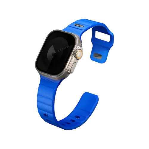 UNIQ STRIDE FKM RUBBER APPLE WATCH STRAP 49/46/45/44MM - COBALT (COBALT BLUE)