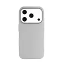 حافظة (كفر) حماية سيليكون هايفن تينت متوافقة مع MagSafe - رمادي - لآيفون 17 برو ماكس - 6.9