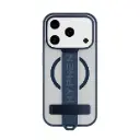 حافظة (كفر) حماية هايفن فليكس بمقبض ومسند متوافقة مع MagSafe - نيلي (Indigo) - لآيفون 17 برو - 6.3