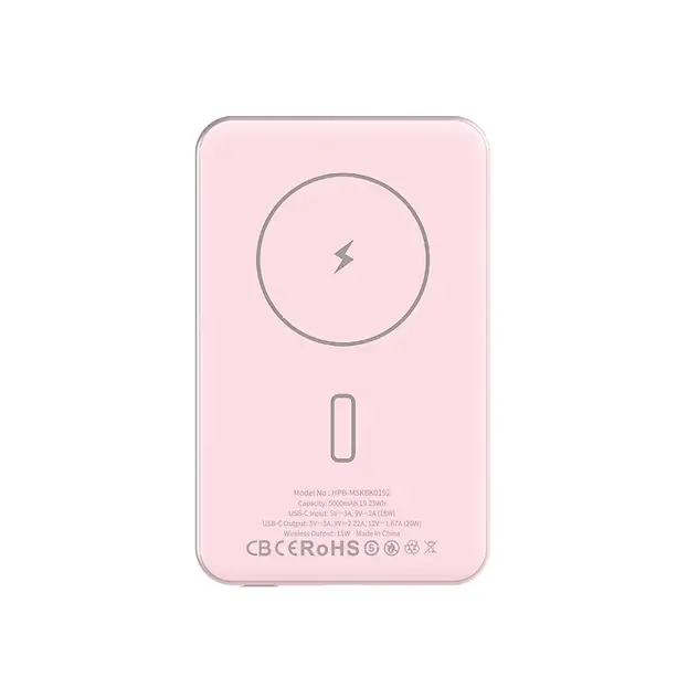 Hyphen MOWA S5 Super Slim MagSafe Power Bank 5000 mAh - Pink