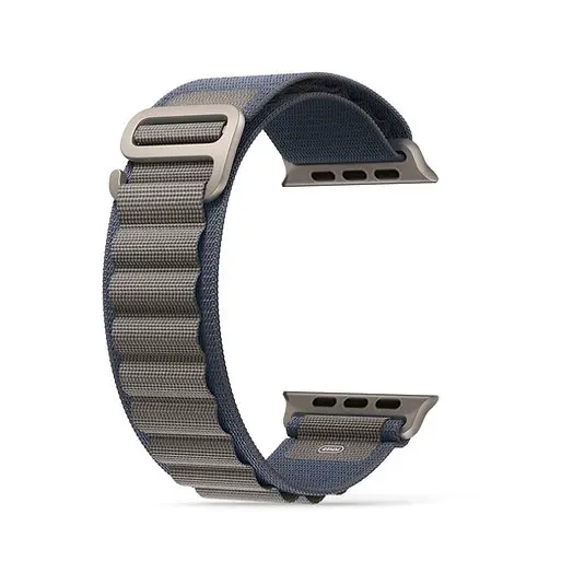 Hyphen Watch Strap - Apple Ultra 2/Ultra 49mm - Nylon Loop Medium - Blue