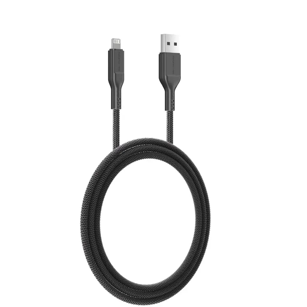 AmazingThing Thunder Pro I7X USB-A To Lightning 3.25A 1.1m Cable - Black