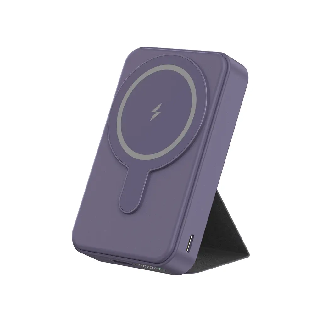 AmazingThing Thunder Pro Mag PD 10000mAh Power Bank With Holder - Purple