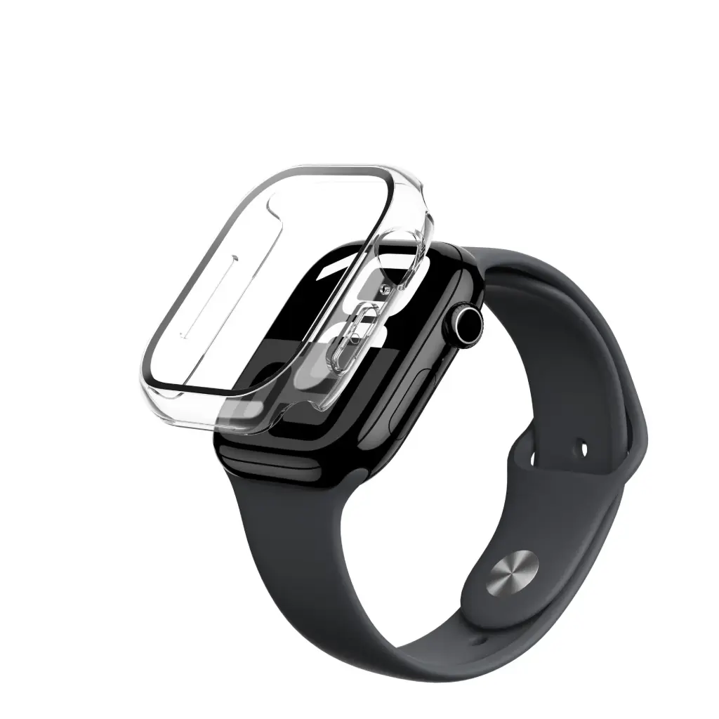 AmazingThing Radix Glass With Case For Apple Watch Series 10 42mm - Clear