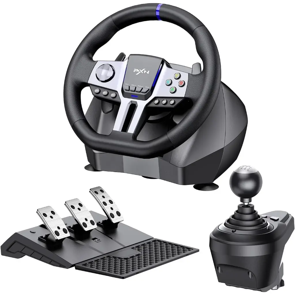 PXN V9 Gen 2 Racing Wheel with Pedals and Shifter