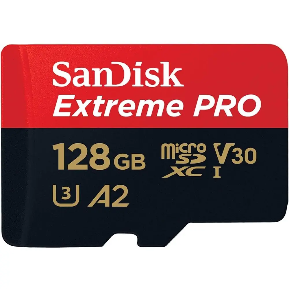 كرت ذاكرة سان ديسك إكستريم برو microSDXC UHS-I سعة 128 جيجا بايت