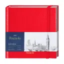 Deli Red Sketchbook 12x12cm 40 Sheets 160g C287