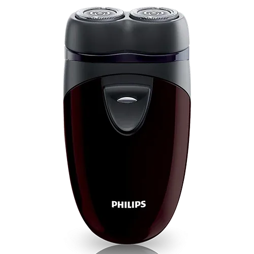 Philips PQ206/18 Battery-Powered Electric Shaver with Independent Floating Heads