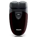 Philips PQ206/18 Battery-Powered Electric Shaver with Independent Floating Heads