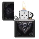 Zippo Anne Stokes Collection Black Matte Windproof Lighter