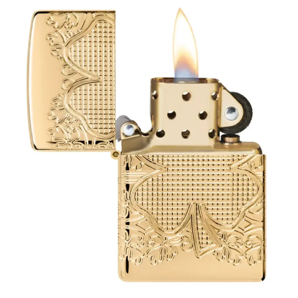 Zippo Elegant Clover Design Windproof Lighter