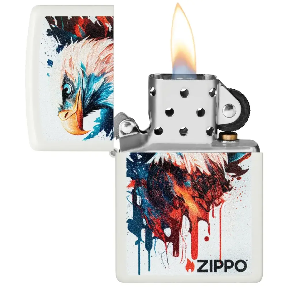 Zippo Eagle White Matte Windproof Lighter