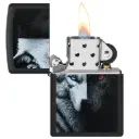 Zippo Wolf Black Matte Windproof Lighter