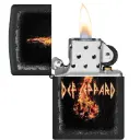 Zippo Def Leppard Black Matte Windproof Lighter