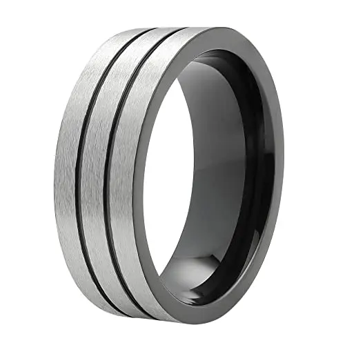 Zippo Brushed Finish Ring - Size 60