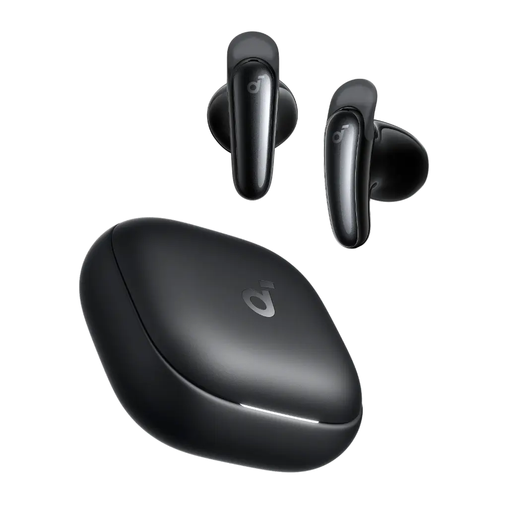 Anker Soundcore Liberty Buds Wireless Semi-In-Ear Earbuds with Adaptive ANC - Black