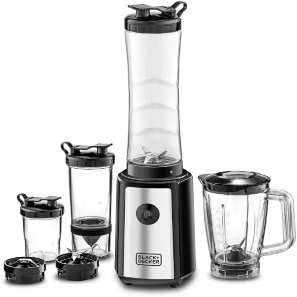 BLACK+DECKER 300W Sports Blender, Citrus Juicer & Grinder – SBX300BCG-B5