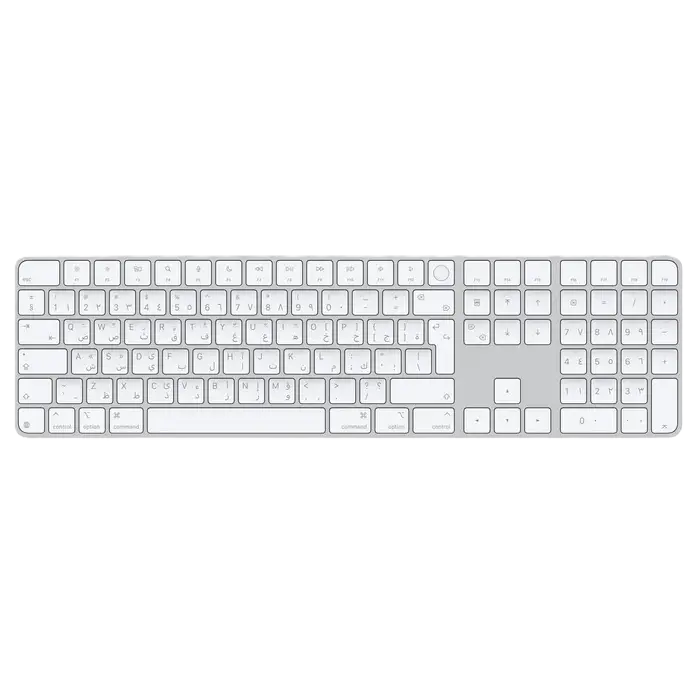 أبل لوحة مفاتيح ماجيك مع Touch ID ولوحة أرقام (USB-C) - اللغة العربية