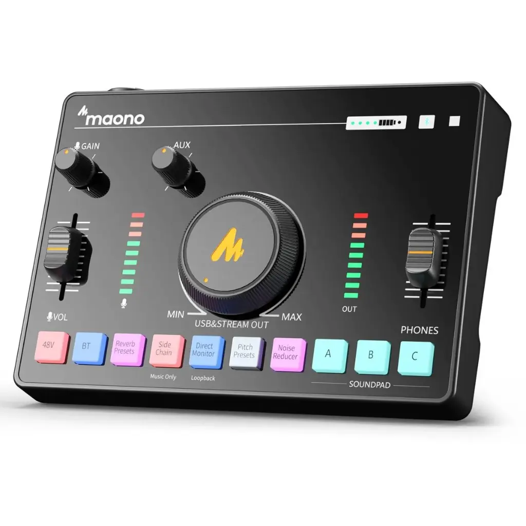 Maono AMC2 Neo Podcast Mixer - Black