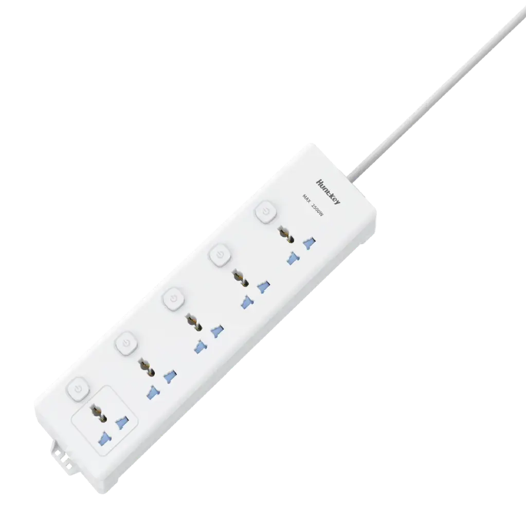 Huntkey DMC502 5-Socket Individually Switched Power Strip 3m