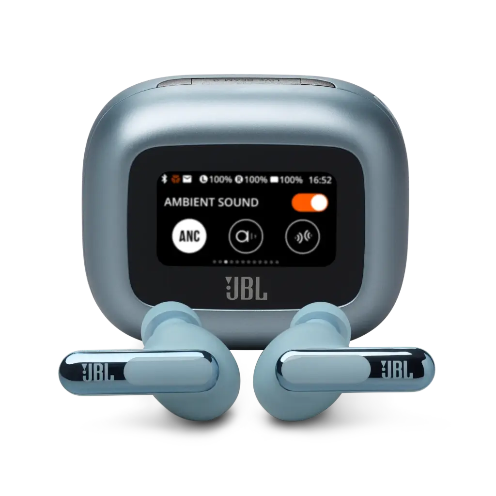 JBL سماعات أذن لاسلكية بالكامل مع عزل الضوضاء Live Beam 3 - أزرق